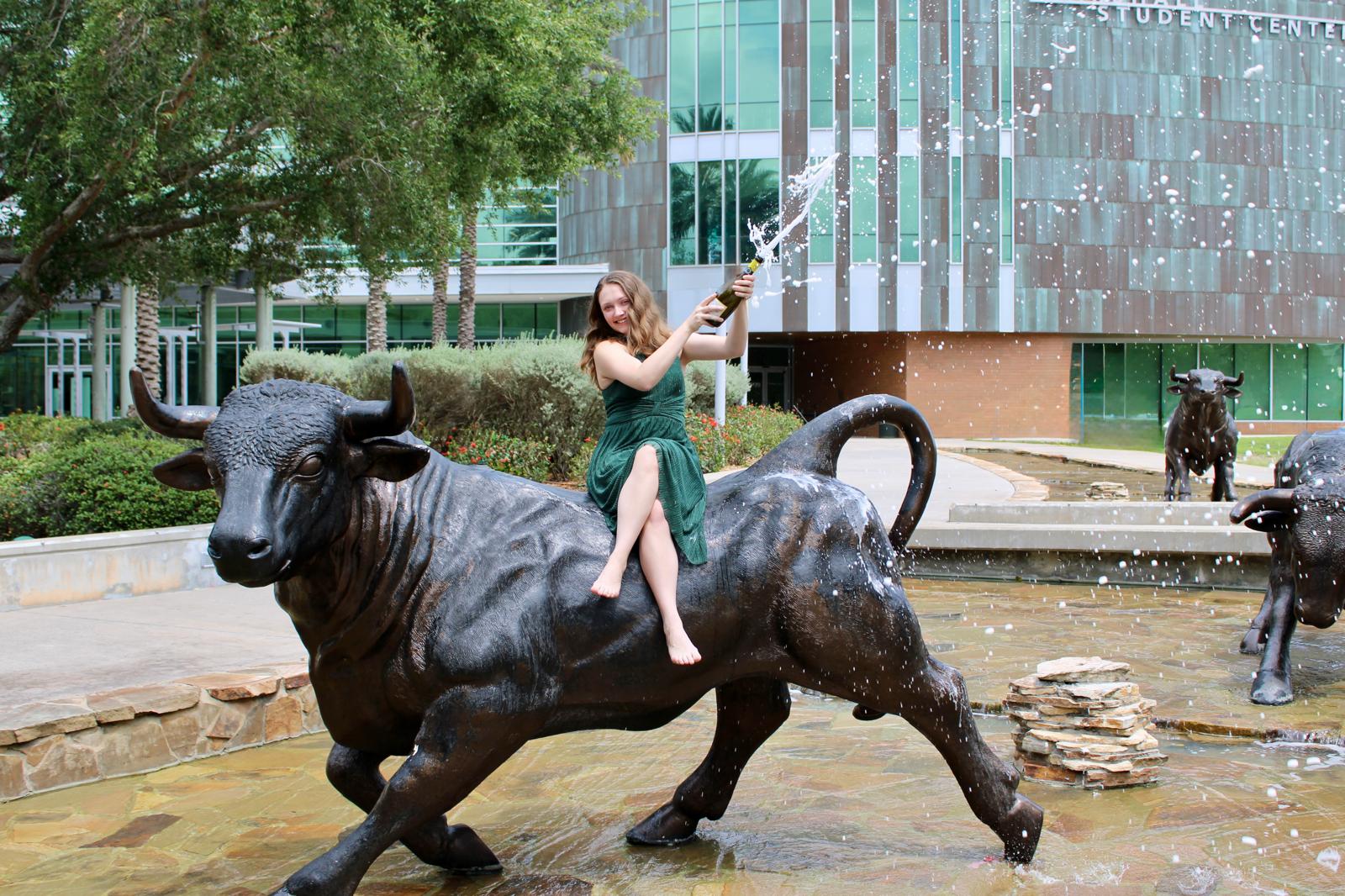 USF graduation portrait
