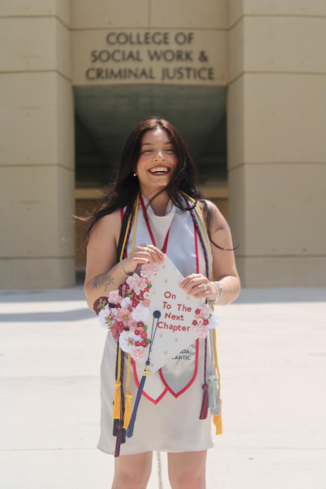 Florida Atlantic graduation portrait
