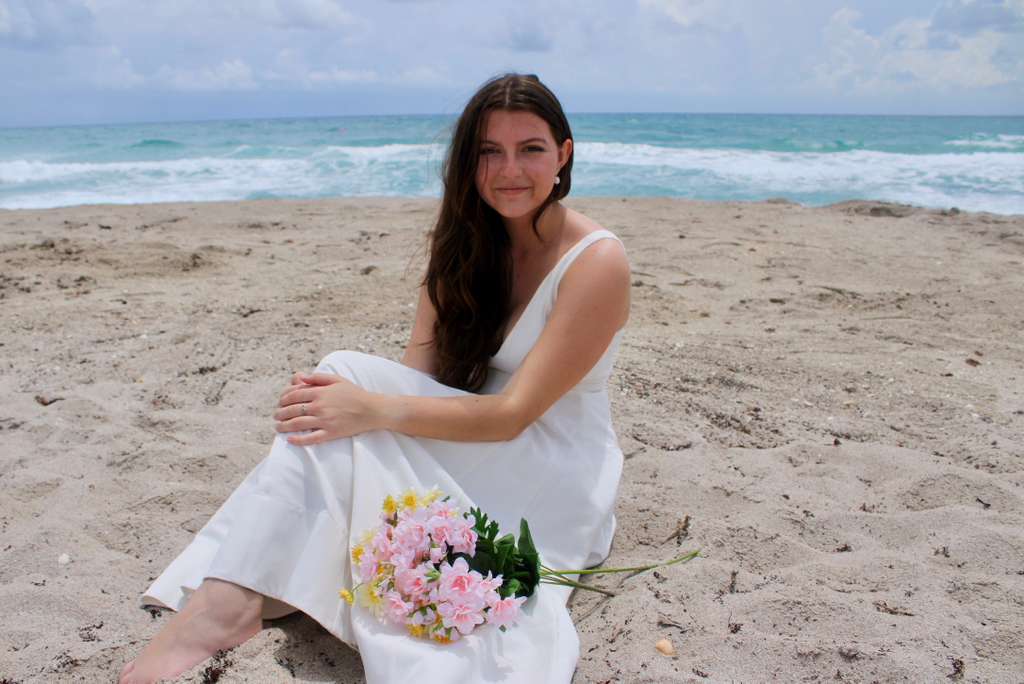 High school graduation portrait